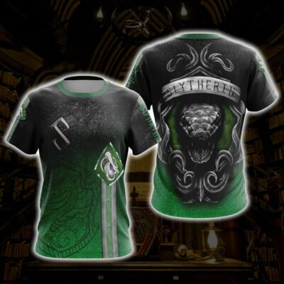 Slytherin All Over Print Shirt HPSL3DS1112 (5)