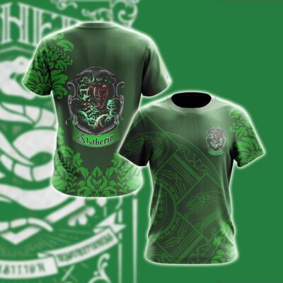 Slytherin All Over Print Shirt HPSL3DS1112 (8)