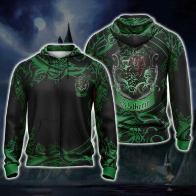 Slytherin HP All Over Print Warm Shirt HPSL3DWS1112 (7)