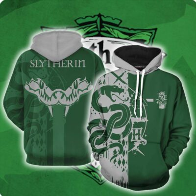 Slytherin HP All Over Print Warm Shirt HPSL3DWS1112 (9)