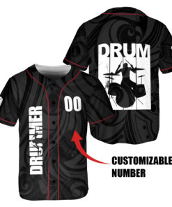 Drum Lovers Baseball Jersey DLL DRUMBJDLL220525 (14)