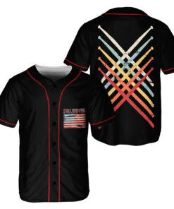 Drum Lovers Baseball Jersey DLL DRUMBJDLL220525 (2)