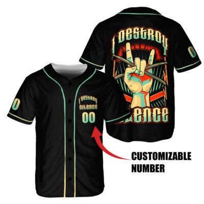 Drum Lovers Baseball Jersey DLL DRUMBJDLL220525 (5)