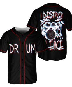 Drum Lovers Baseball Jersey DLL DRUMBJDLL220525