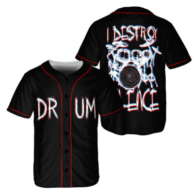 Drum Lovers Baseball Jersey DLL DRUMBJDLL220525