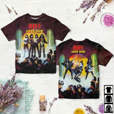 1 All Over Shirt - KSS - LOVE GUN FDRKSS