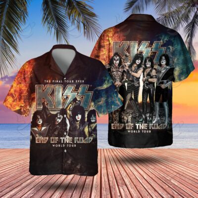 1 All Over Shirt: Hawaiian - KSS - END OF THE ROAD FDRKSS