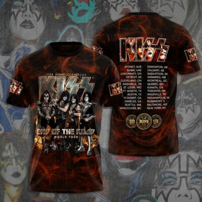 KISS All Over Print Shirt KSSAOPS2111 (102)