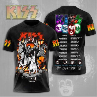 KISS All Over Print Shirt KSSAOPS2111 (113)