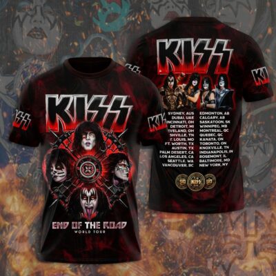 KISS All Over Print Shirt KSSAOPS2111 (125)