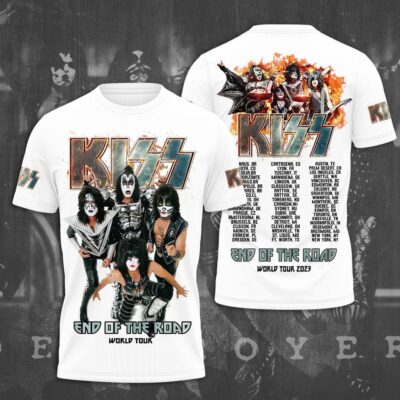 KISS All Over Print Shirt KSSAOPS2111 (130)