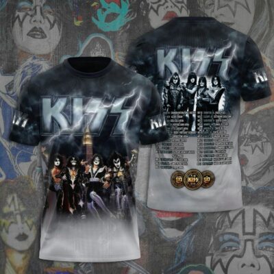 KISS All Over Print Shirt KSSAOPS2111 (135)