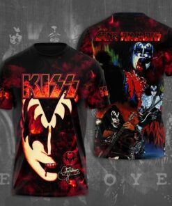 KISS All Over Print Shirt KSSAOPS2111 (140)