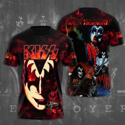 KISS All Over Print Shirt KSSAOPS2111 (140)