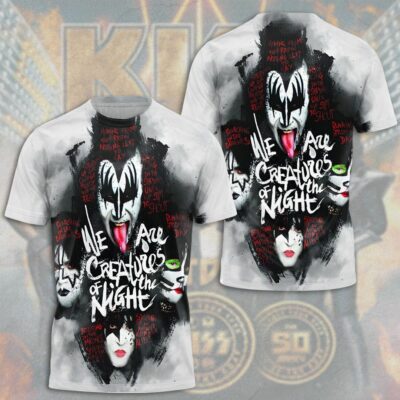 KISS All Over Print Shirt KSSAOPS2111 (146)