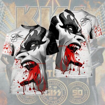 KISS All Over Print Shirt KSSAOPS2111 (147)