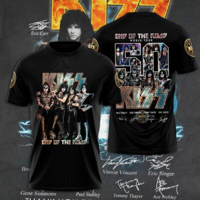 KISS All Over Print Shirt KSSAOPS2111 (152)