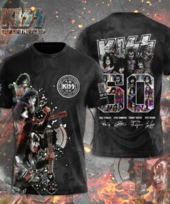 KISS All Over Print Shirt KSSAOPS2111 (160)