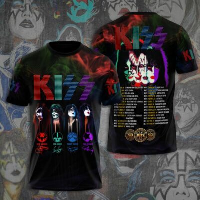 KISS All Over Print Shirt KSSAOPS2111 (91)