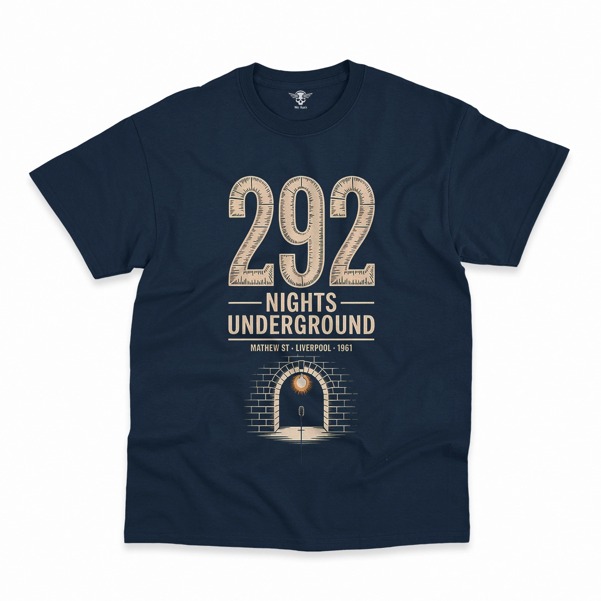 292 Nights Underground — Liverpool Rock Heritage Tee — Design I