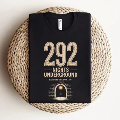 292 Nights Underground — Liverpool Rock Heritage Tee — Design I