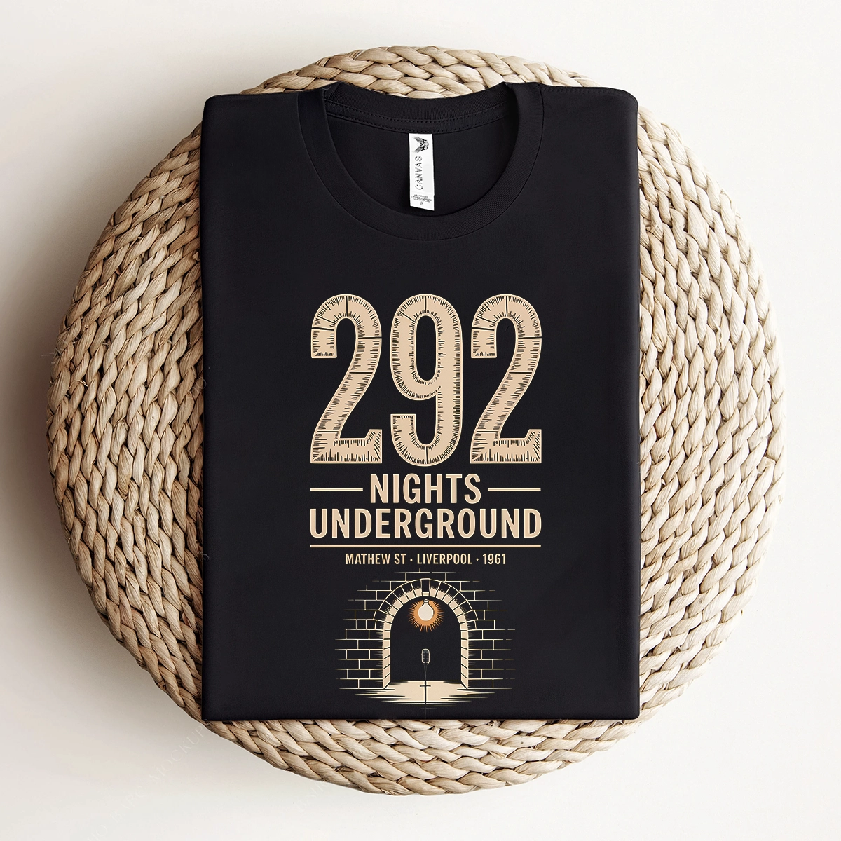 292 Nights Underground — Liverpool Rock Heritage Tee — Design I