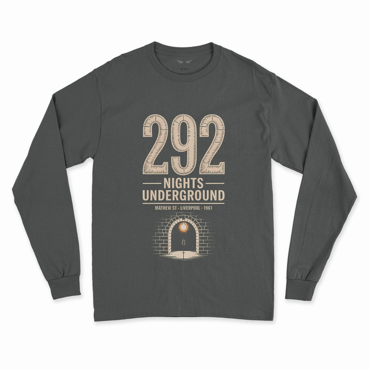 292 Nights Underground — Liverpool Rock Heritage Tee — Design I