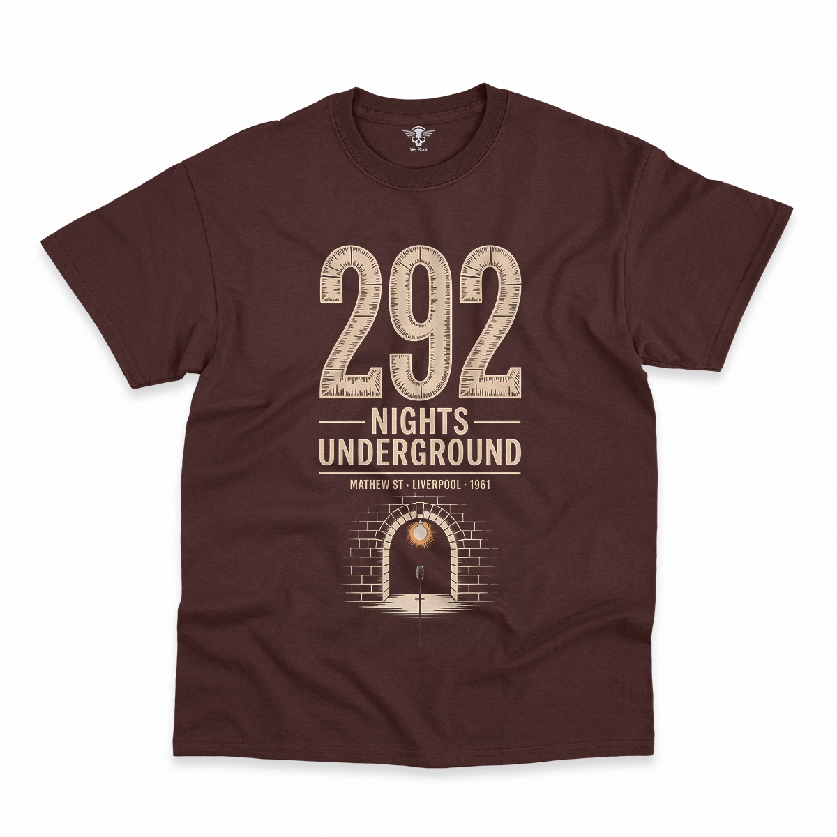 292 Nights Underground — Liverpool Rock Heritage Tee — Design I