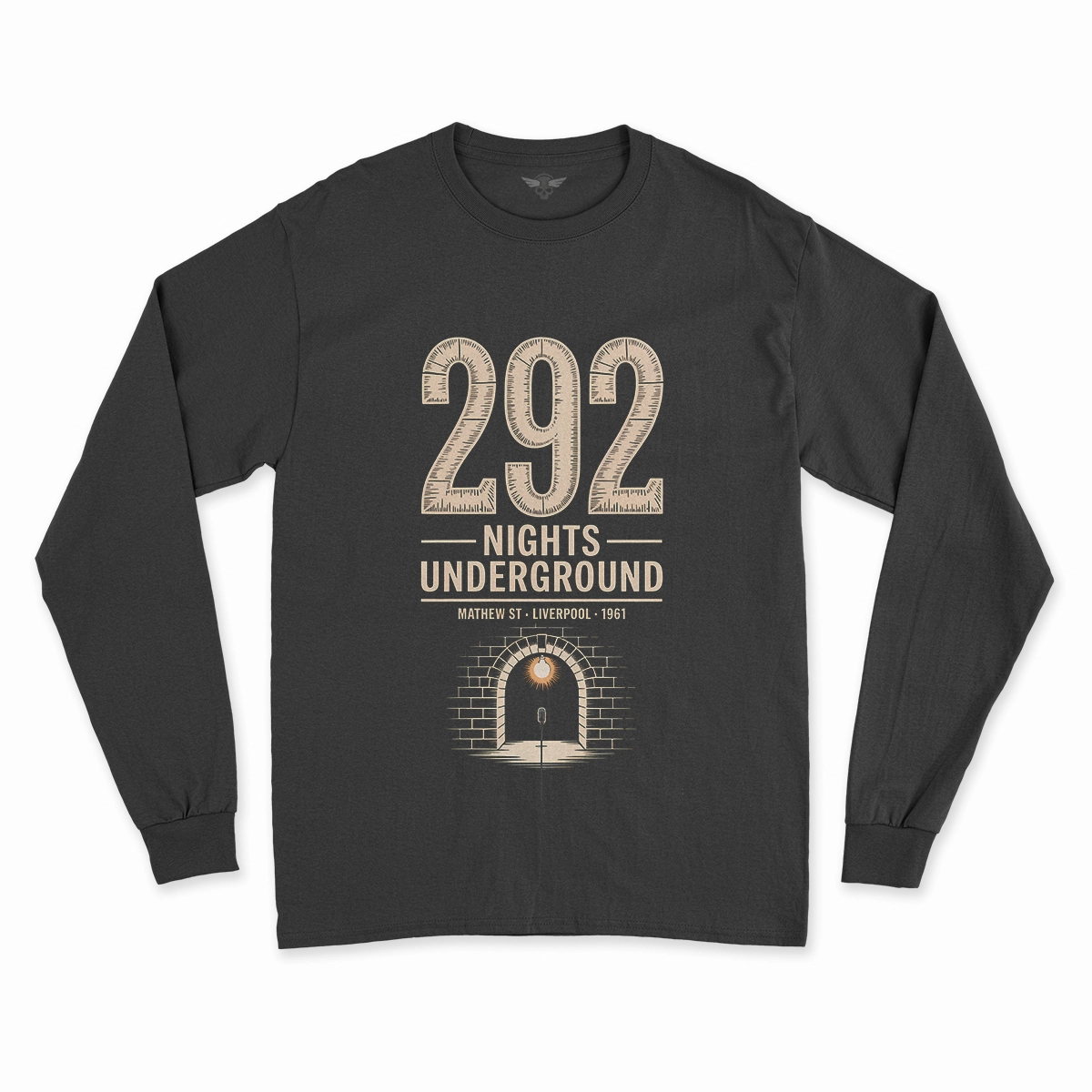 292 Nights Underground — Liverpool Rock Heritage Tee — Design I