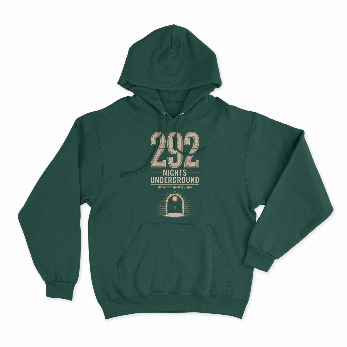 292 Nights Underground — Liverpool Rock Heritage Tee — Design I
