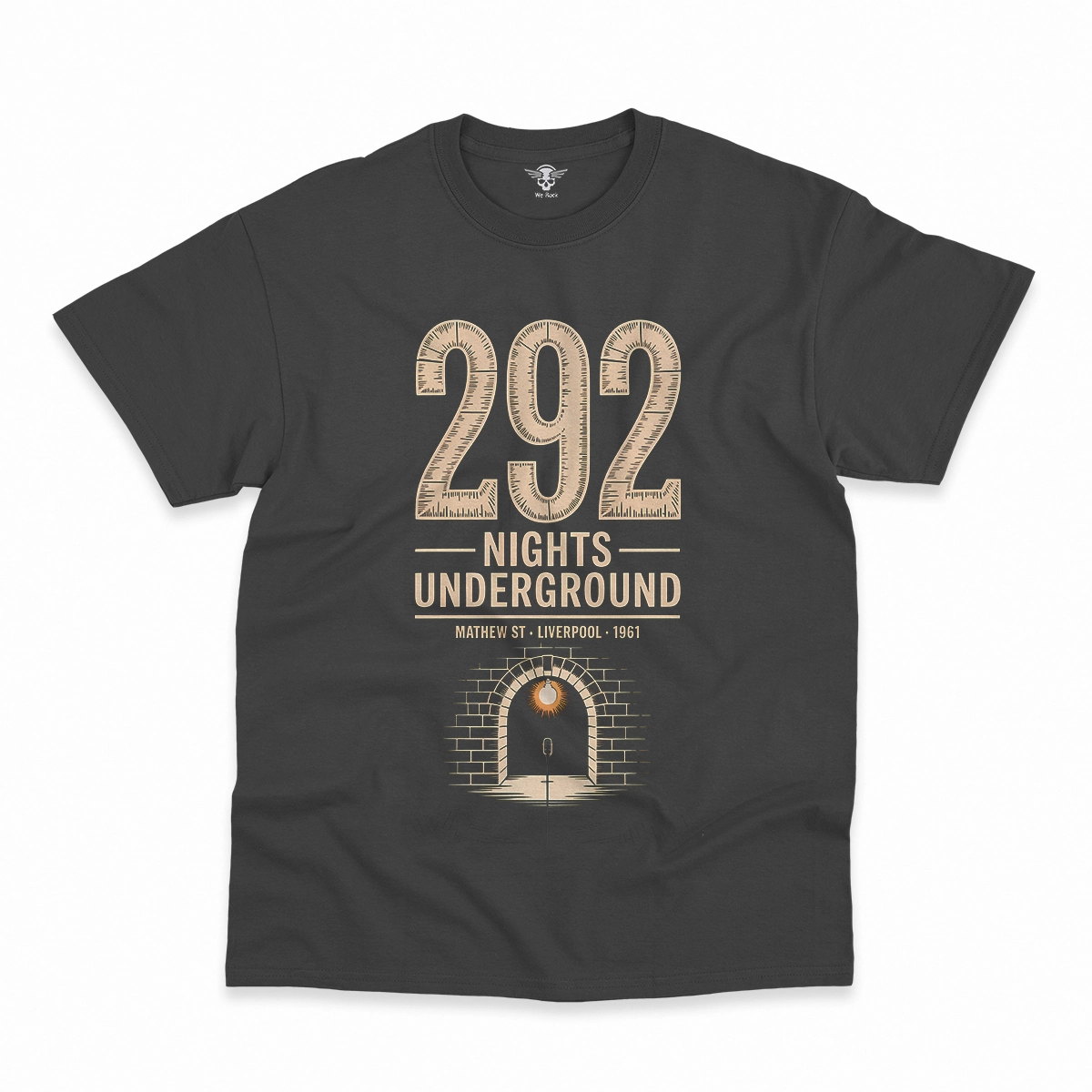 292 Nights Underground — Liverpool Rock Heritage Tee — Design I