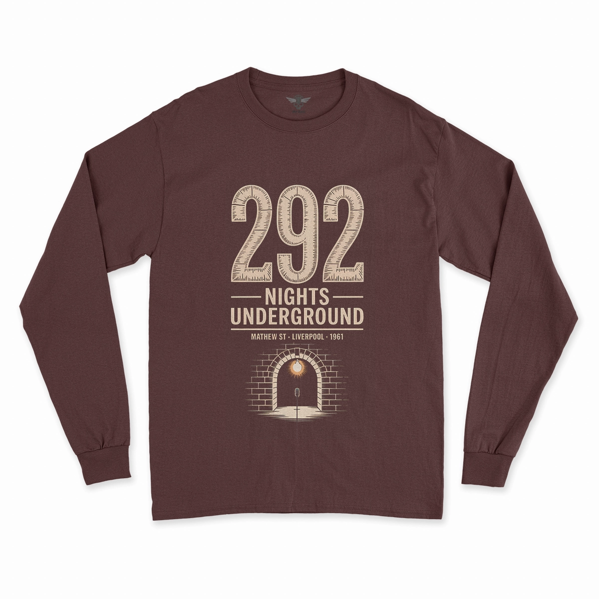 292 Nights Underground — Liverpool Rock Heritage Tee — Design I