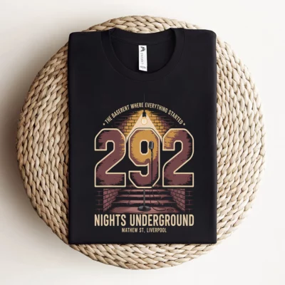 292 Nights Underground — Liverpool Rock Heritage Tee — Design II