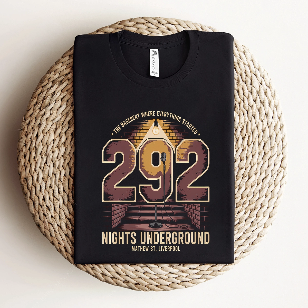 292 Nights Underground — Liverpool Rock Heritage Tee — Design II