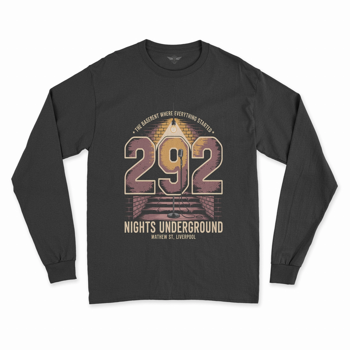 292 Nights Underground — Liverpool Rock Heritage Tee — Design II