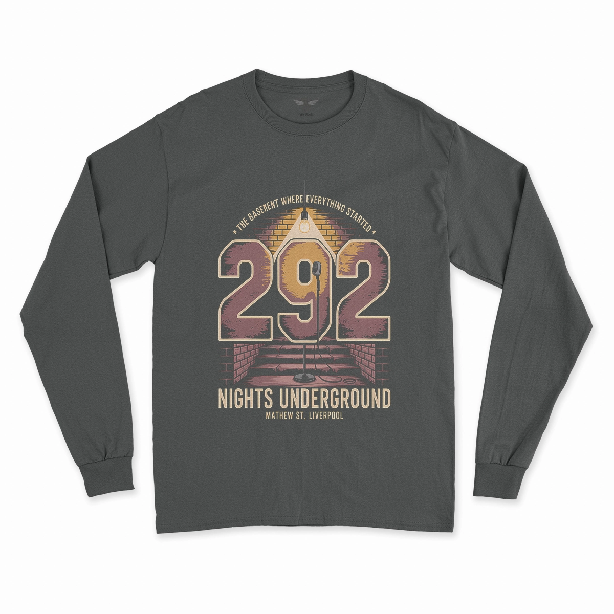 292 Nights Underground — Liverpool Rock Heritage Tee — Design II