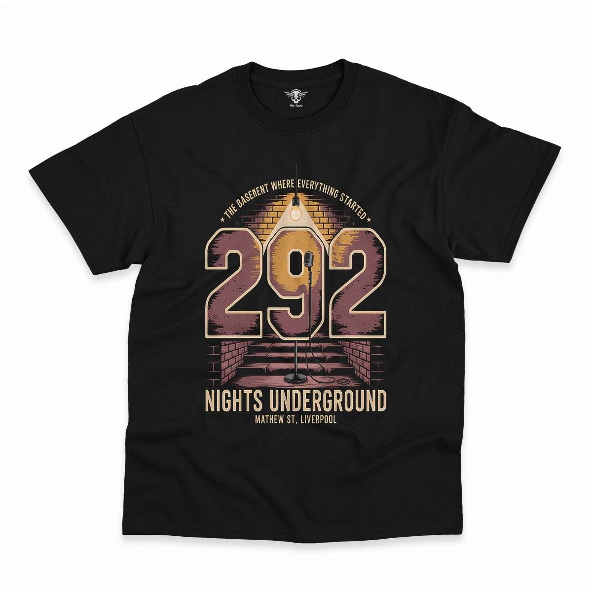 292 Nights Underground — Liverpool Rock Heritage Tee — Design II