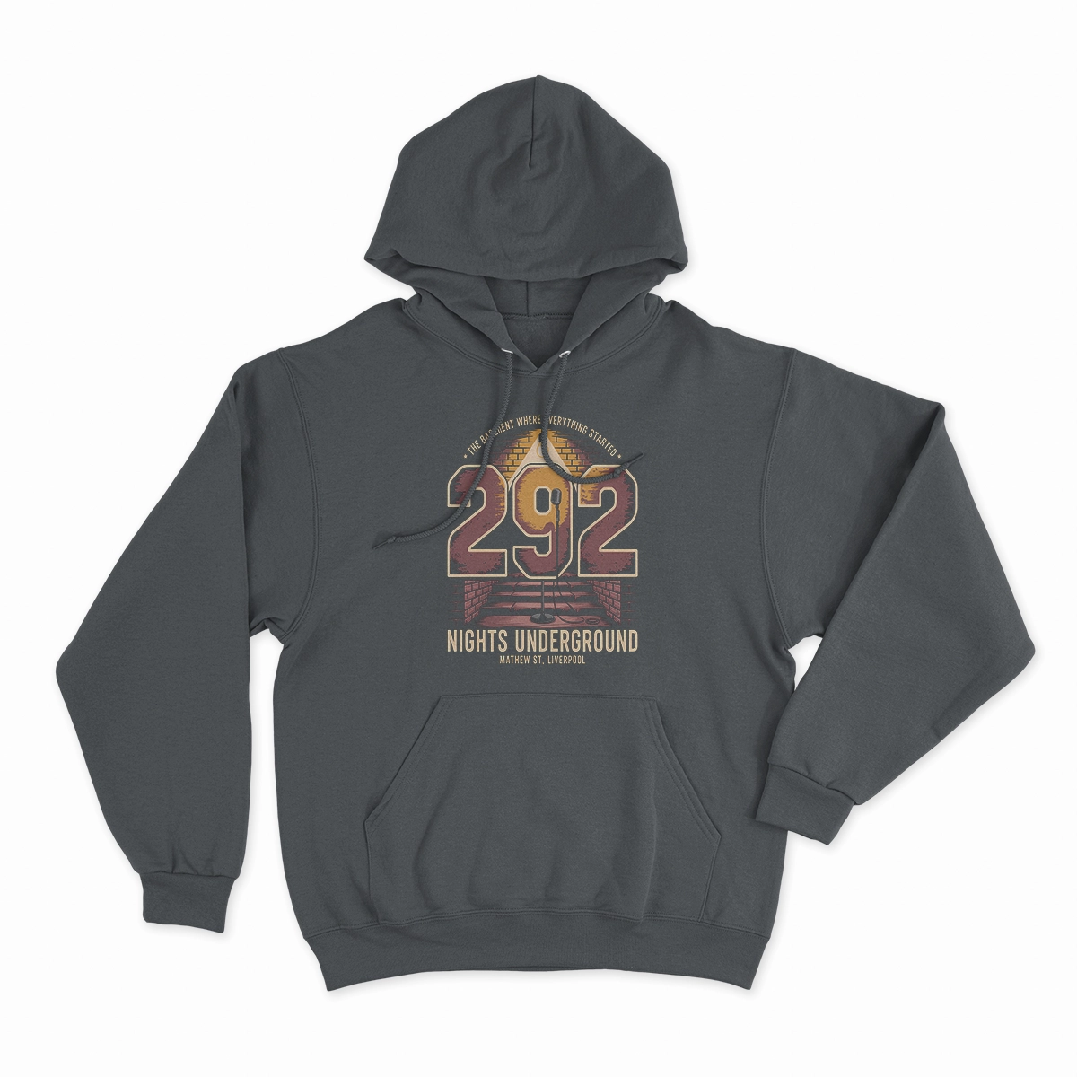 292 Nights Underground — Liverpool Rock Heritage Tee — Design II
