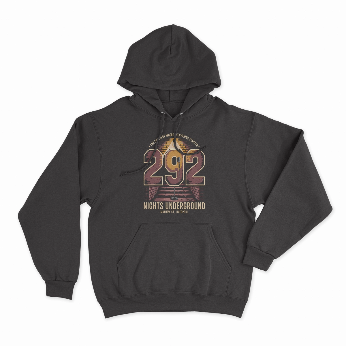292 Nights Underground — Liverpool Rock Heritage Tee — Design II
