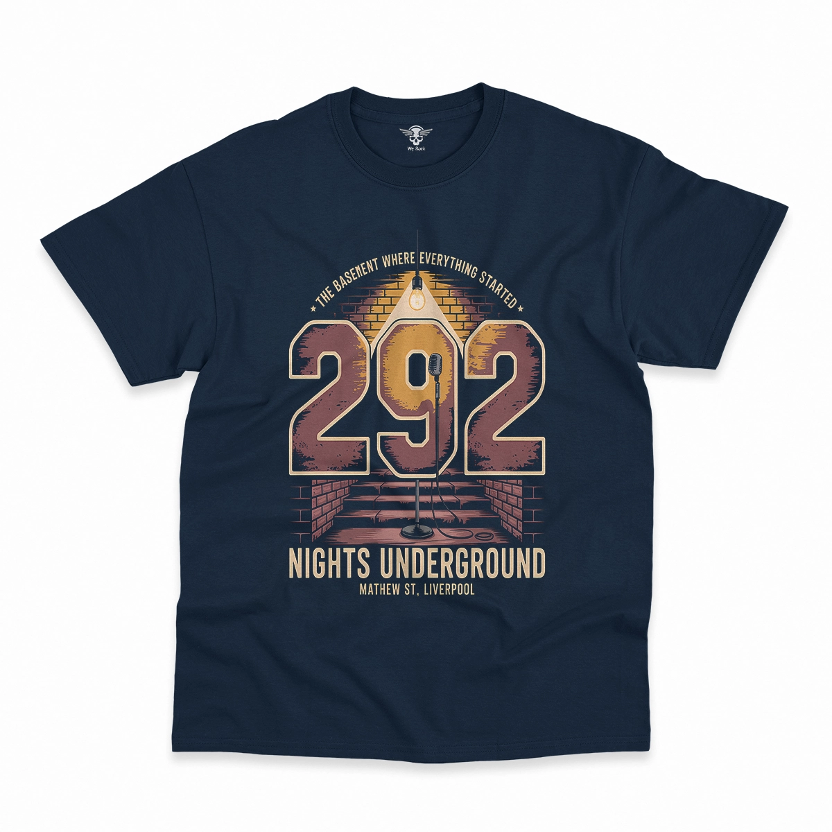 292 Nights Underground — Liverpool Rock Heritage Tee — Design II