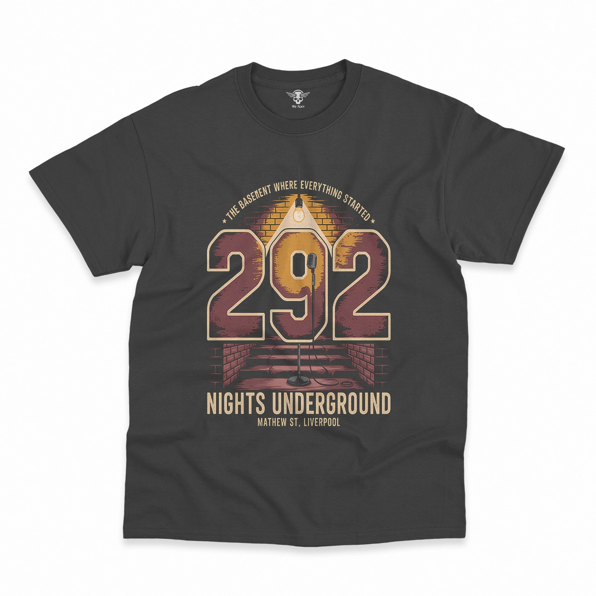 292 Nights Underground — Liverpool Rock Heritage Tee — Design II
