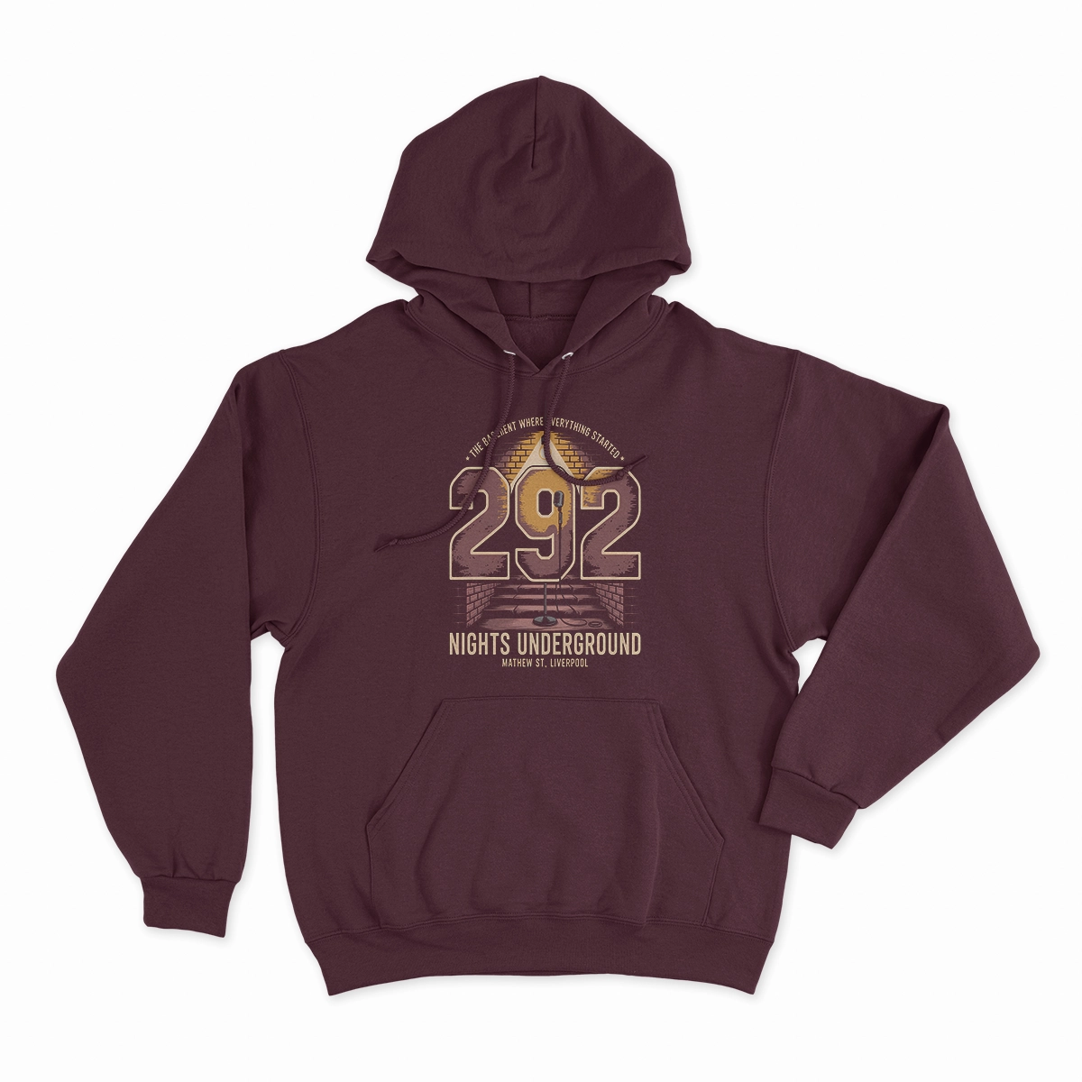 292 Nights Underground — Liverpool Rock Heritage Tee — Design II