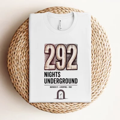 292 Nights Underground — Liverpool Rock Heritage Tee
