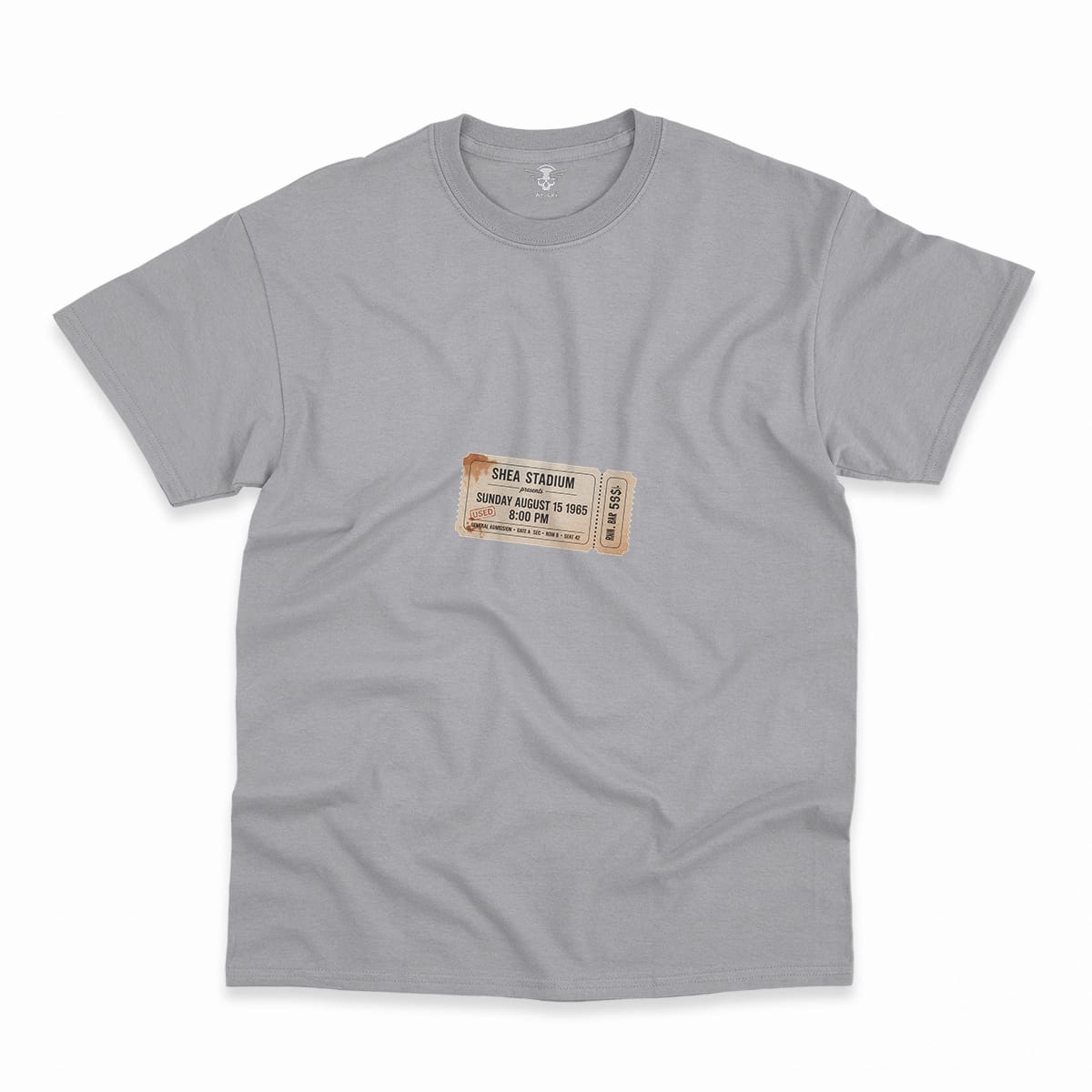 55,600 — Shea Stadium August 15 1965 — Concert Heritage Tee — Design III