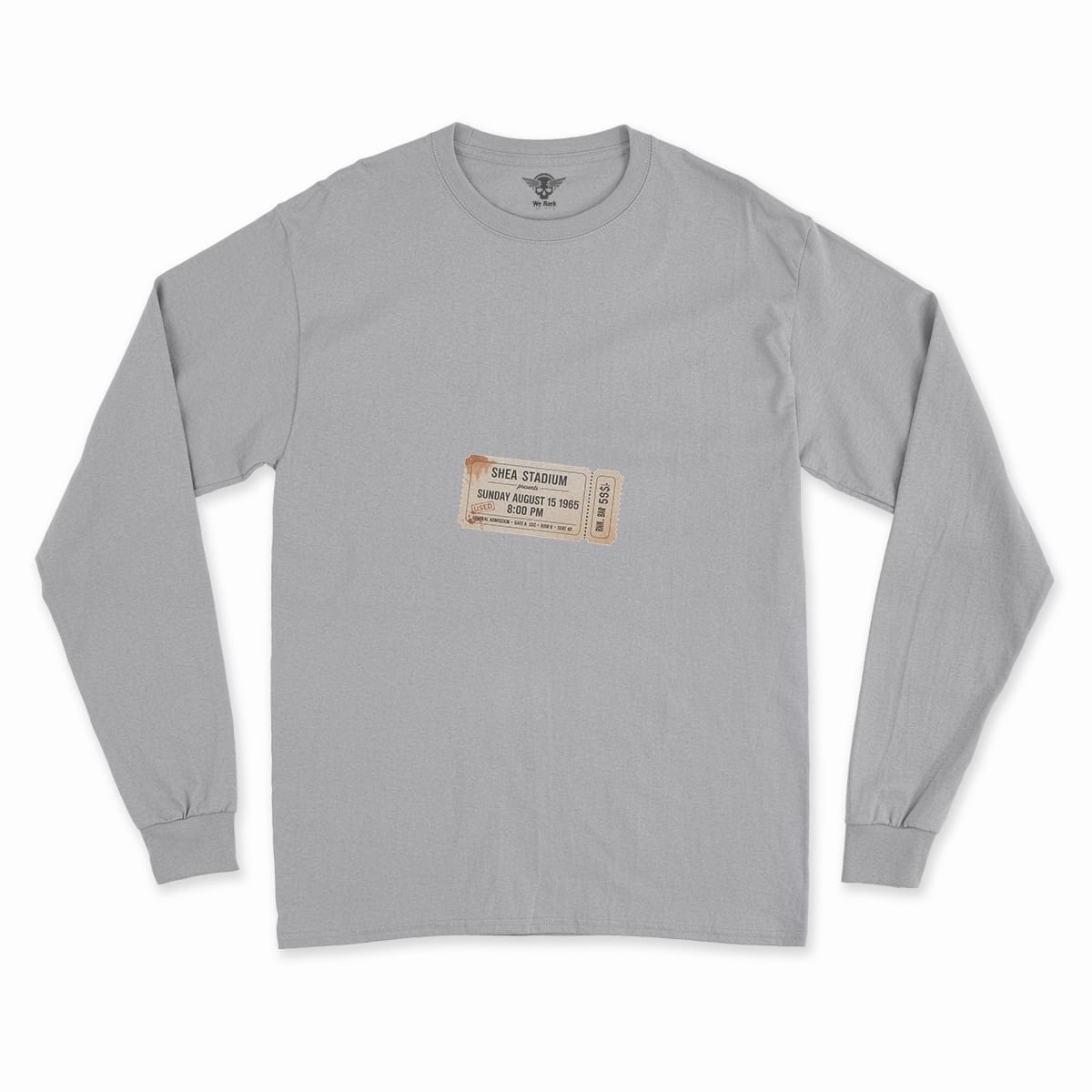 55,600 — Shea Stadium August 15 1965 — Concert Heritage Tee — Design III