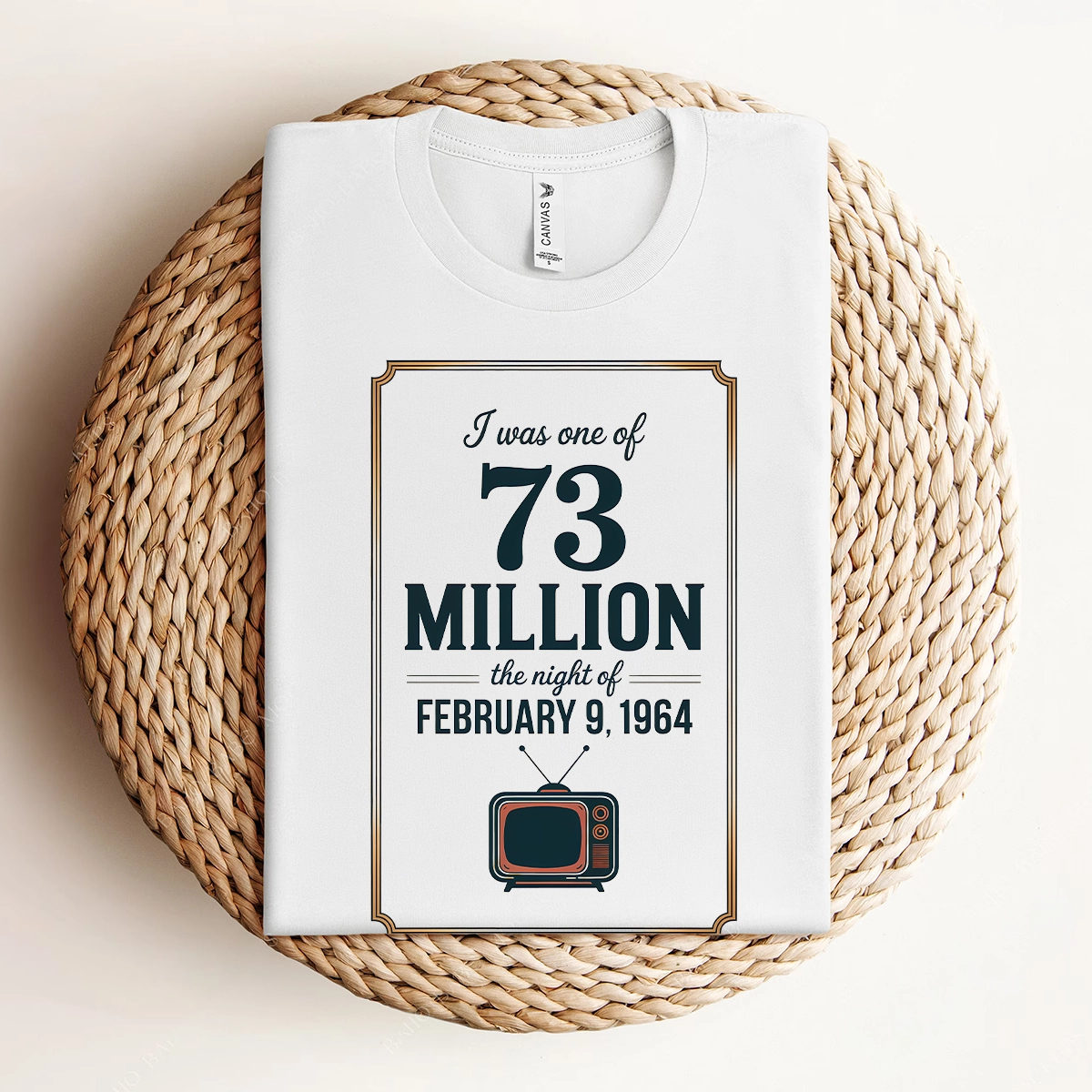 73 Million — The Night America Stopped Breathing — Vintage Rock Tee — Commemorative Edition