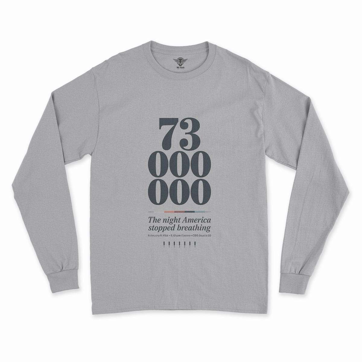 73 Million — The Night America Stopped Breathing — Vintage Rock Tee — Design I
