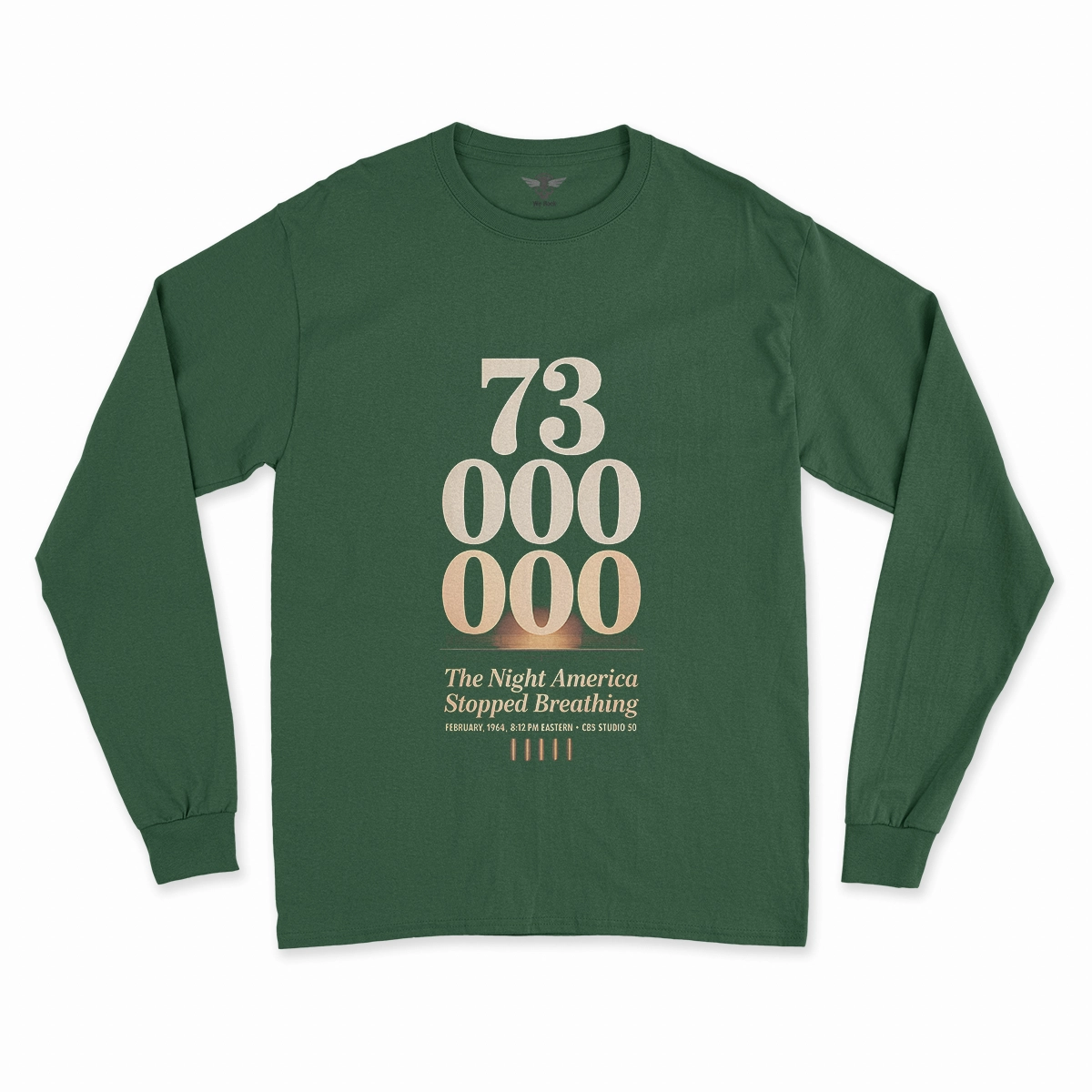 73 Million — The Night America Stopped Breathing — Vintage Rock Tee — Design I