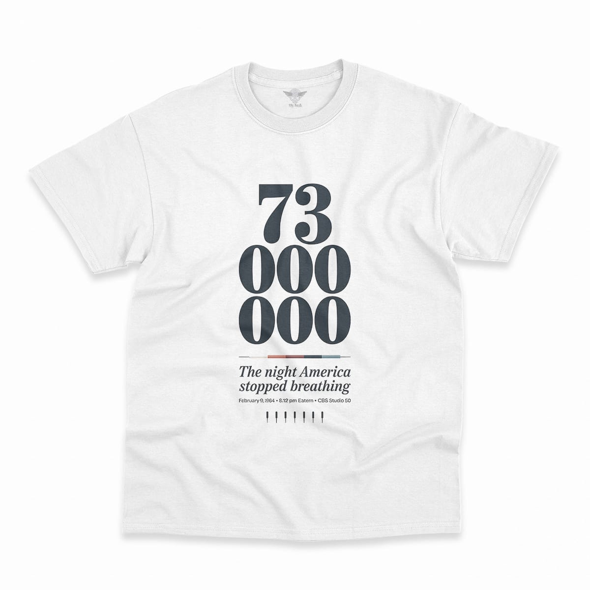 73 Million — The Night America Stopped Breathing — Vintage Rock Tee — Design I