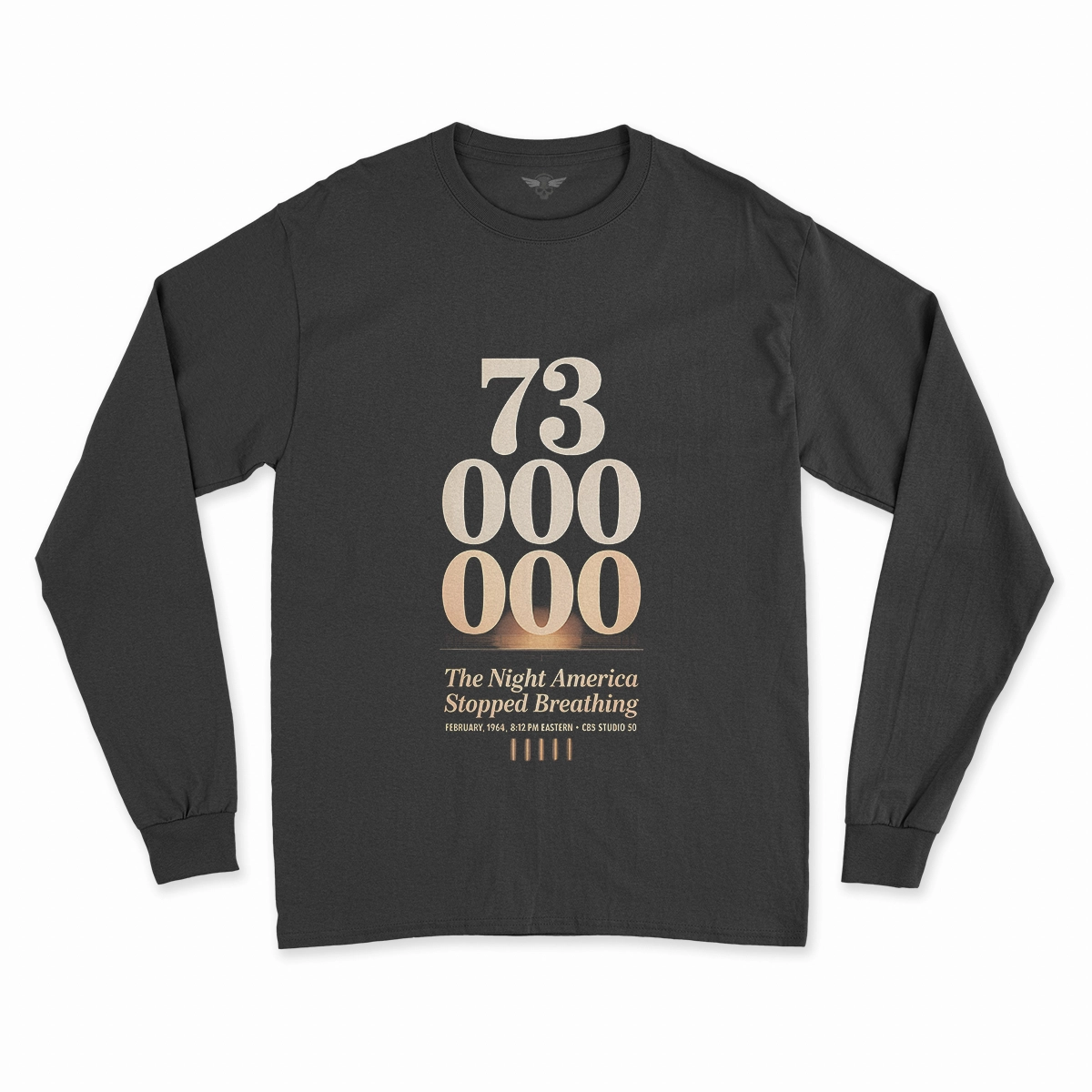 73 Million — The Night America Stopped Breathing — Vintage Rock Tee — Design I